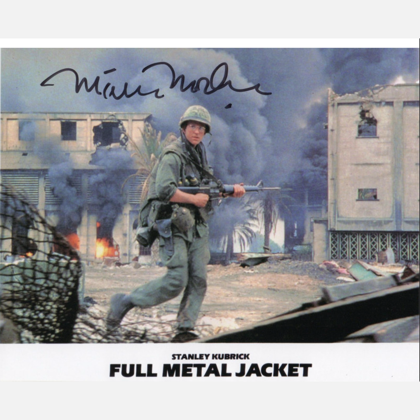 MATTHEW MODINE autograph ACOA signed 8x10 photography Full Metal Jacket