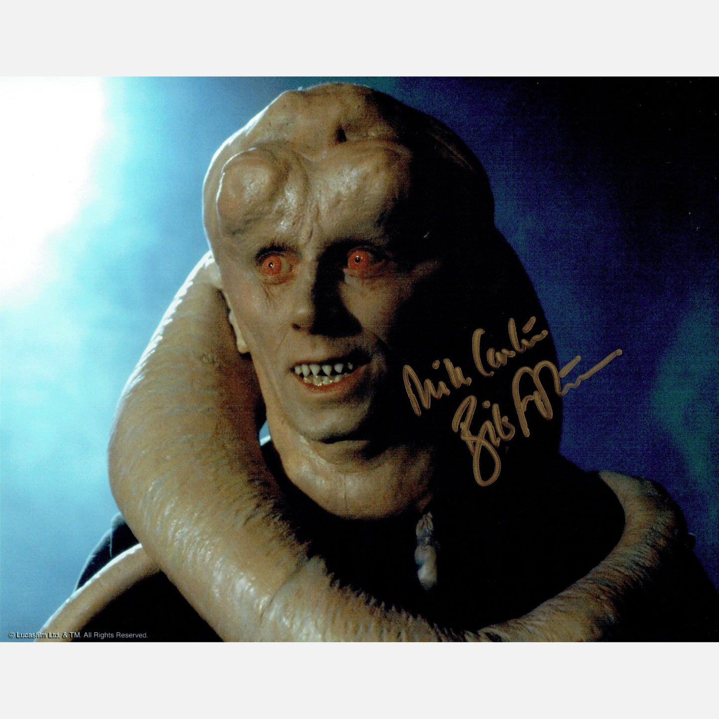 MICHAEL CARTER  autograph ACOA signed 8x10 photography STAR WARS