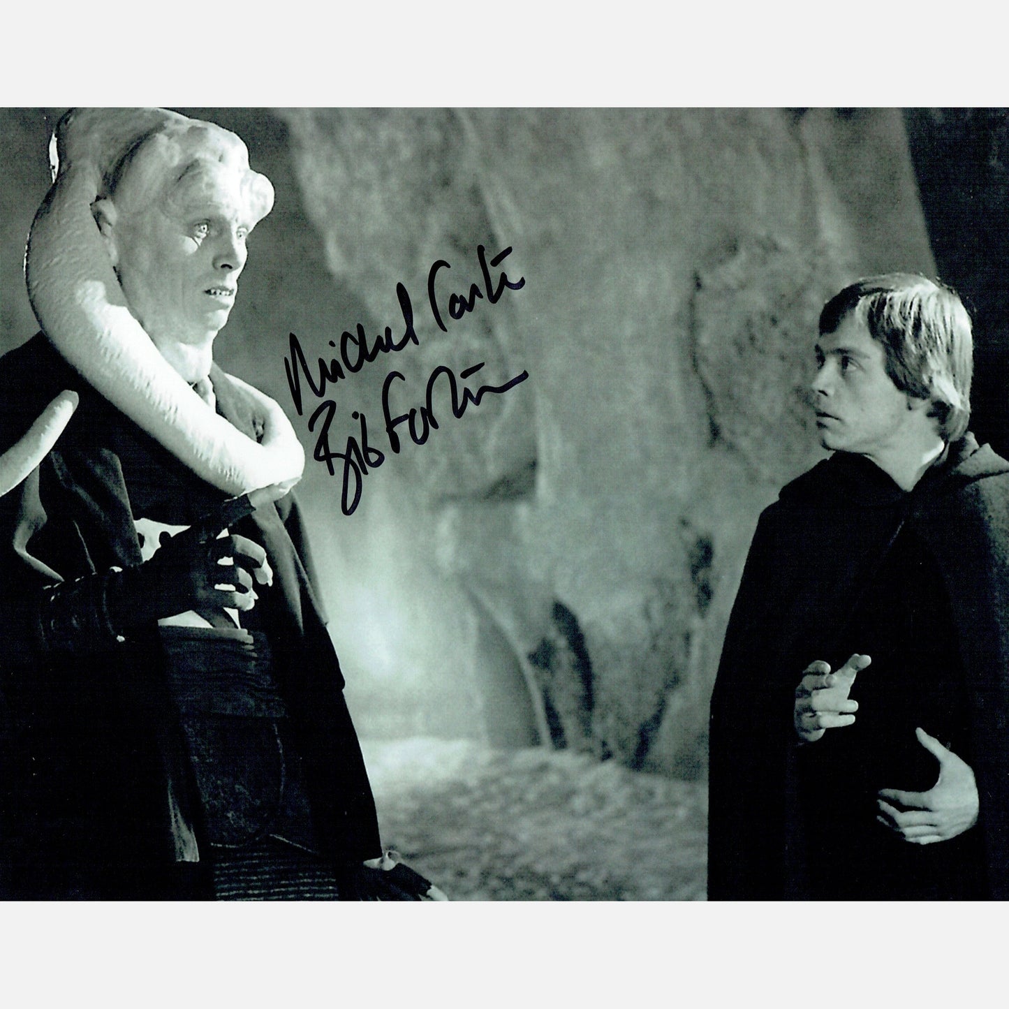 MICHAEL CARTER  autograph ACOA signed 8x10 photography STAR WARS