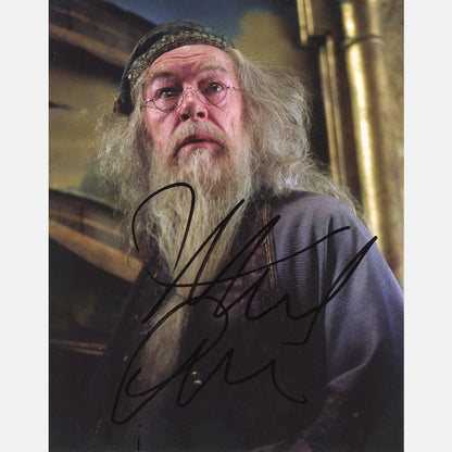 MICHAEL GAMBON autograph ACOA signed 8x10 photography HARRY POTTER