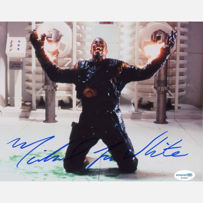 MICHAEL JAI WHITE autograph ACOA signed 8x10 photography SPAWN