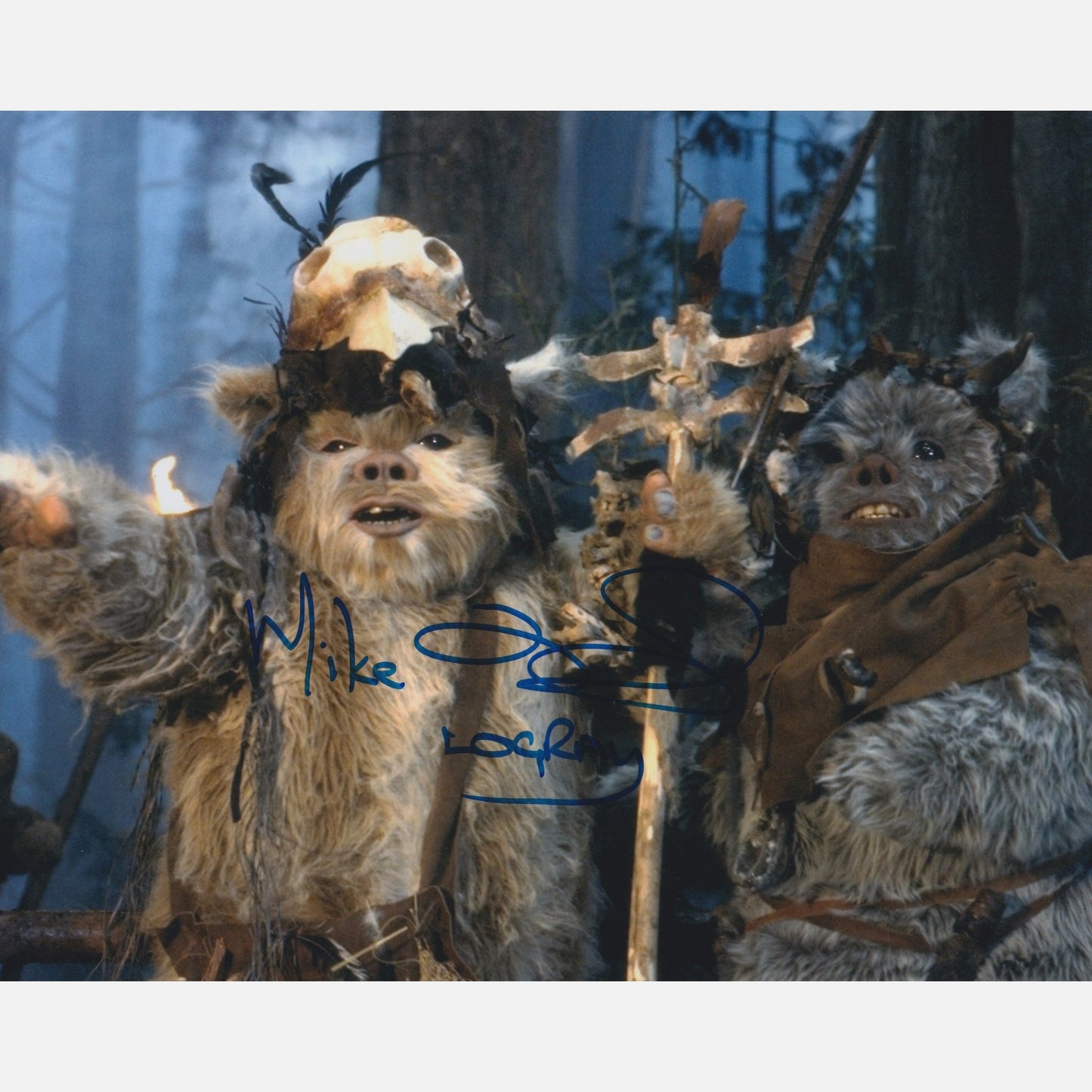 MIKE EDMONDS autograph ACOA signed 8x10 photography STAR WARS