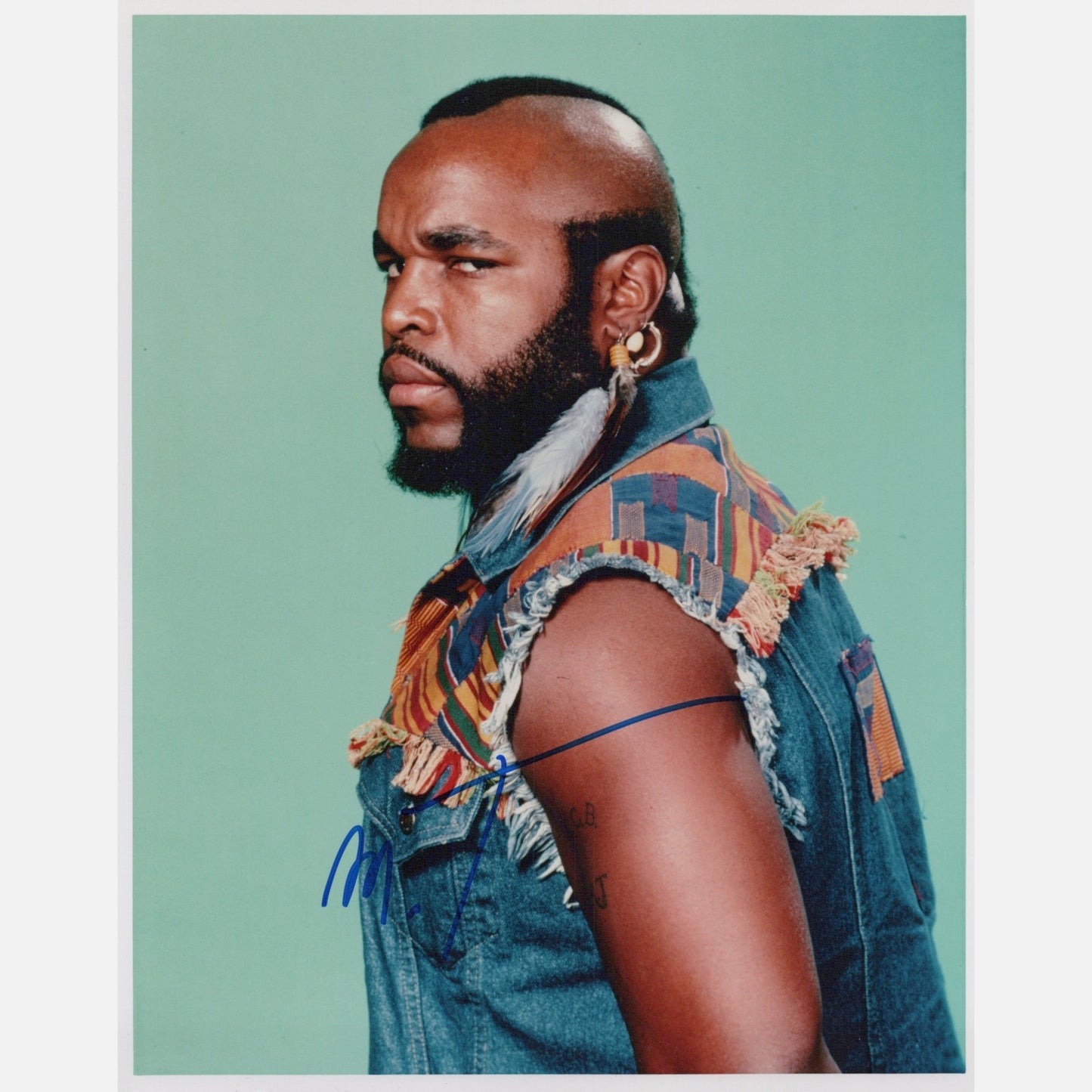 MR. T autograph ACOA signed 8x10 photography THE A-TEAM