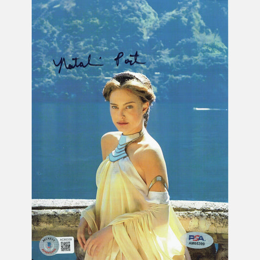 NATALIE PORTMAN autograph PSA & BECKETT signed 6x8 photography STAR WARS