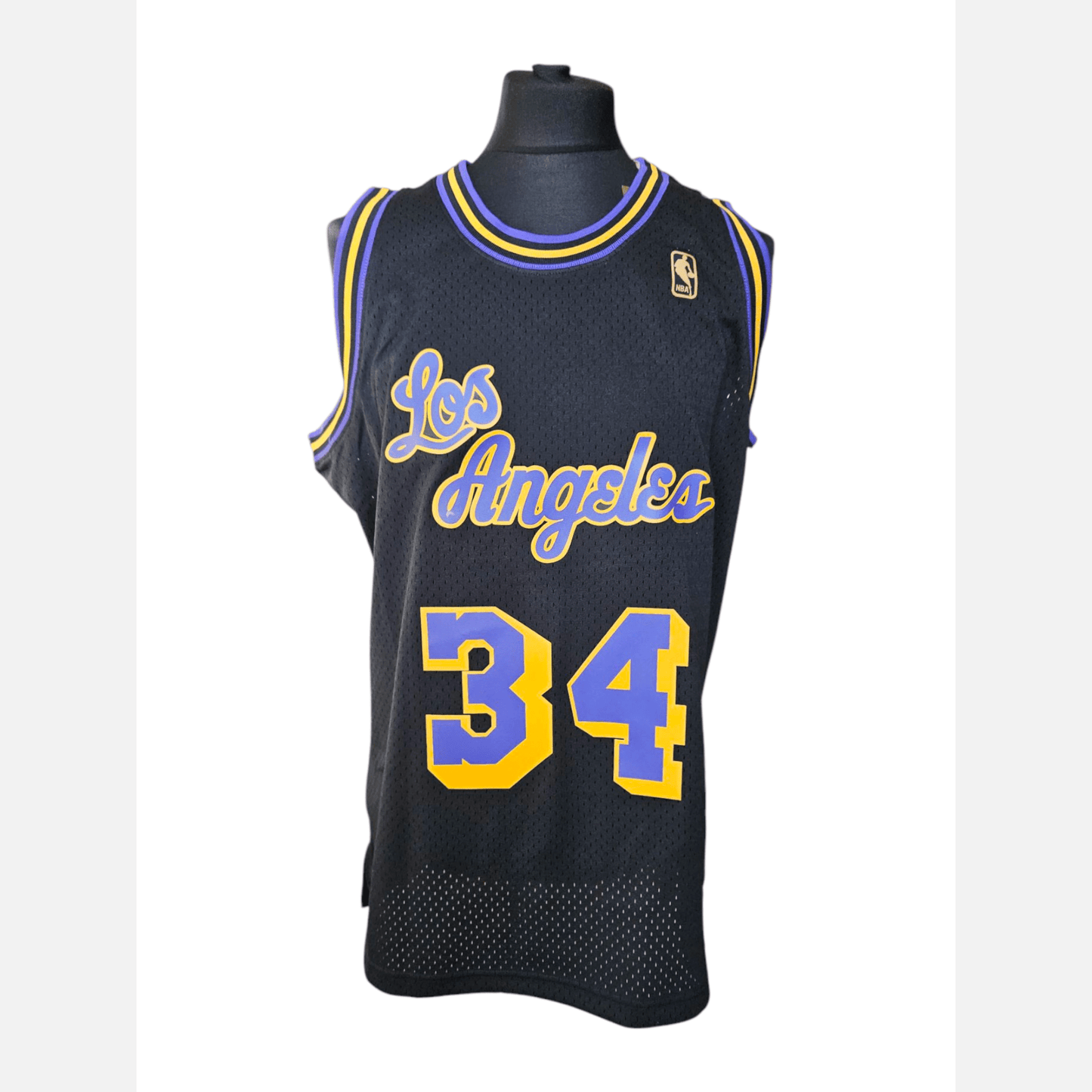 SHAQUILLE O'NEAL autograph BECKETT certificate signed NBA M&N jersey LA LAKERS