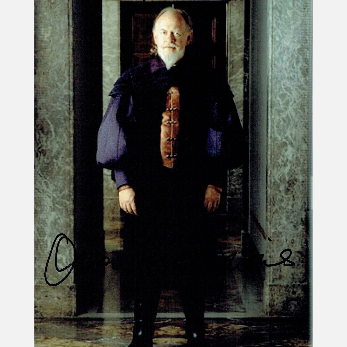 OLIVER FORD DEVIES autograph ACOA signed 8x10 photography STAR WARS