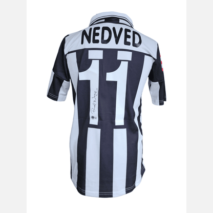 PAVEL NEDVED autograph BECKETT certificate signed custom jersey Juventus Jersey