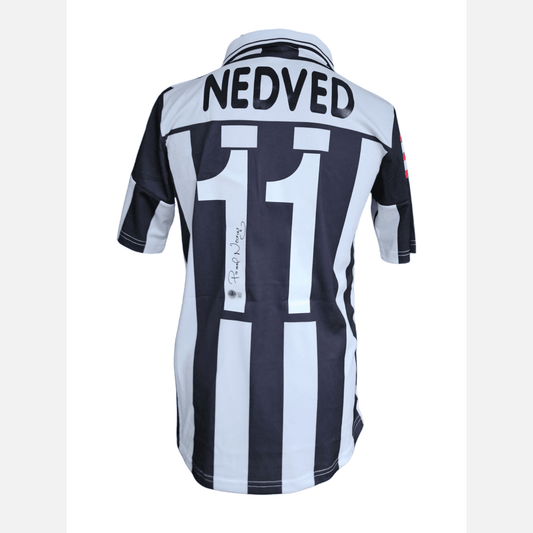 PAVEL NEDVED autograph BECKETT certificate signed custom jersey Juventus Jersey