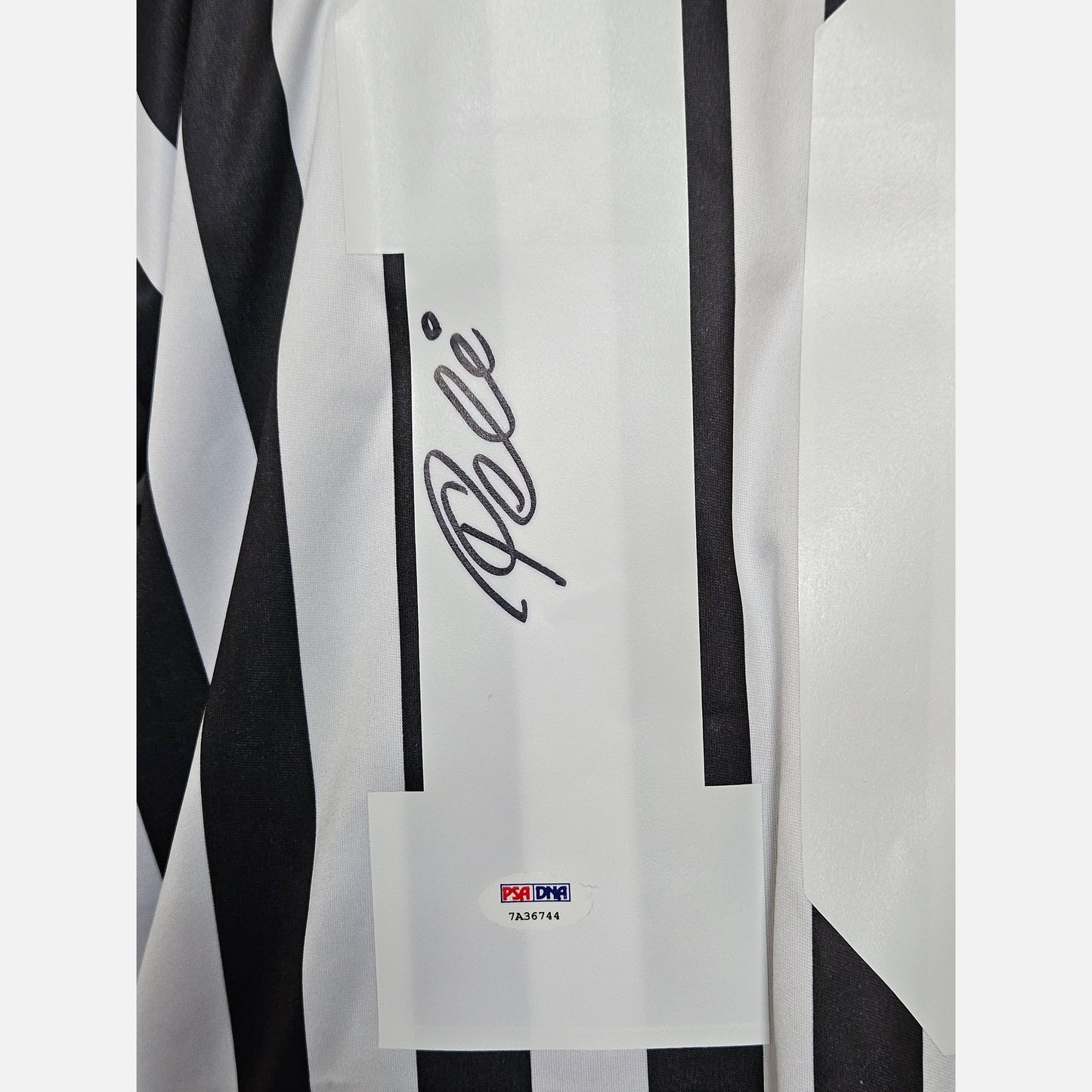 PELE signed soccer jersey PSA certificate Santos FC Jersey