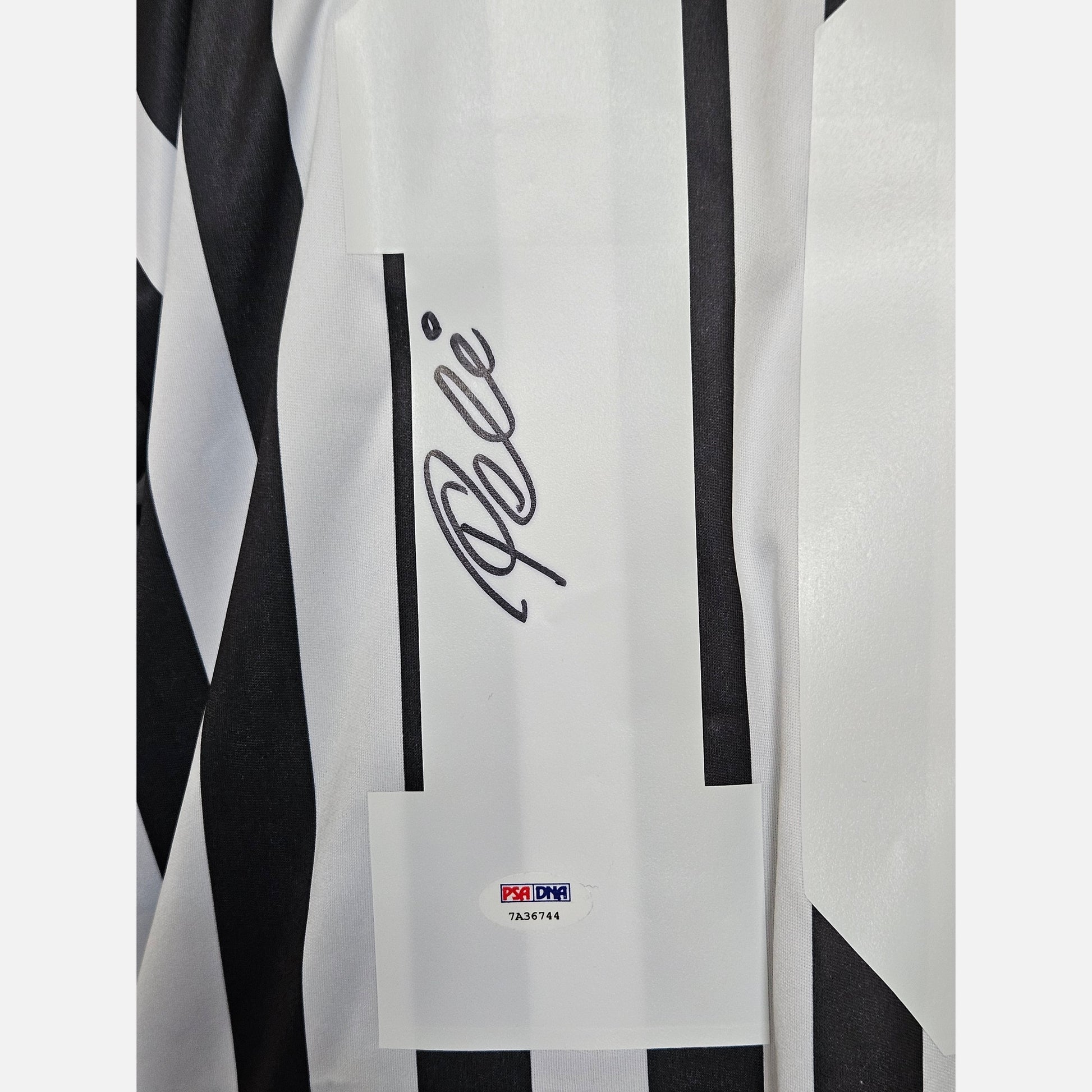 PELE signed soccer jersey PSA certificate Santos FC Jersey