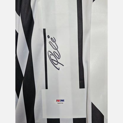PELE signed soccer jersey PSA certificate Santos FC Jersey