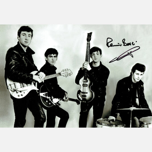 PETE BEST autograph ACOA signed 8x12 photography THE BEATLES