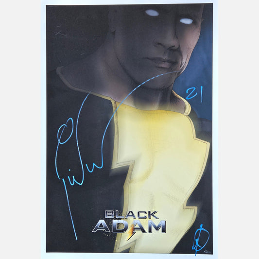 PIERCE BROSNAN autograph ACOA LOA signed 12x19 poster BLACK ADAM