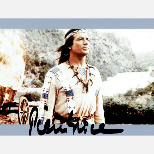 PIERRE BRICE autograph ACOA signed 4x6 photography WINNETOU