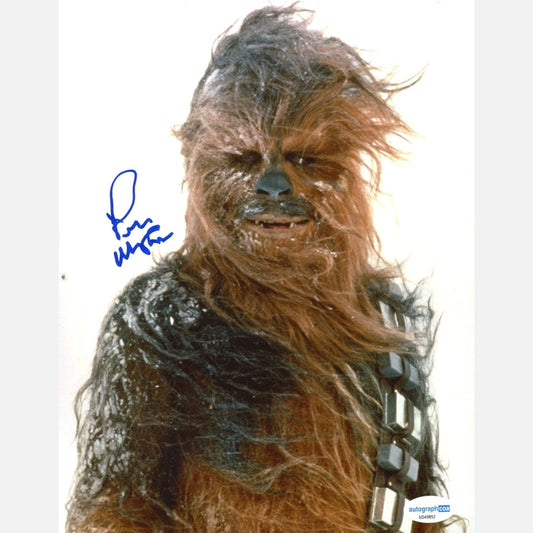 PETER MAYHEW autograph ACOA signed 8x10 photography STAR WARS