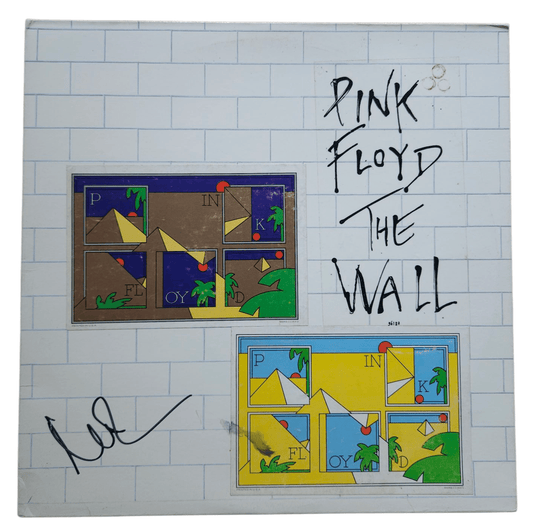 PINK FLOYD - NICK MASON Autogramm, von Beckett signiertes Vinyl-LP-Cover