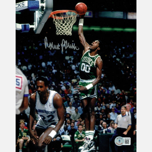 ROBERT PARISH autograph Beckett signed 8x10 photography NBA 8x10