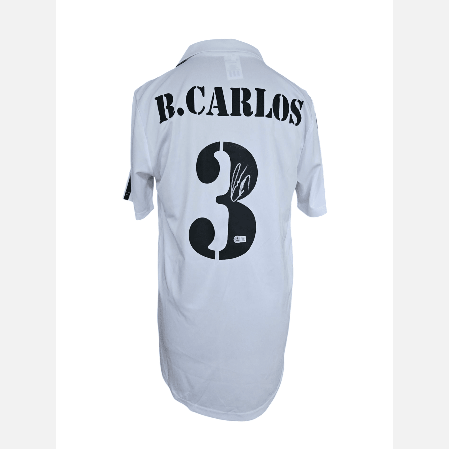 ROBERTO CARLOS signed soccer jersey BECKETT certificate Real Madrid Jersey