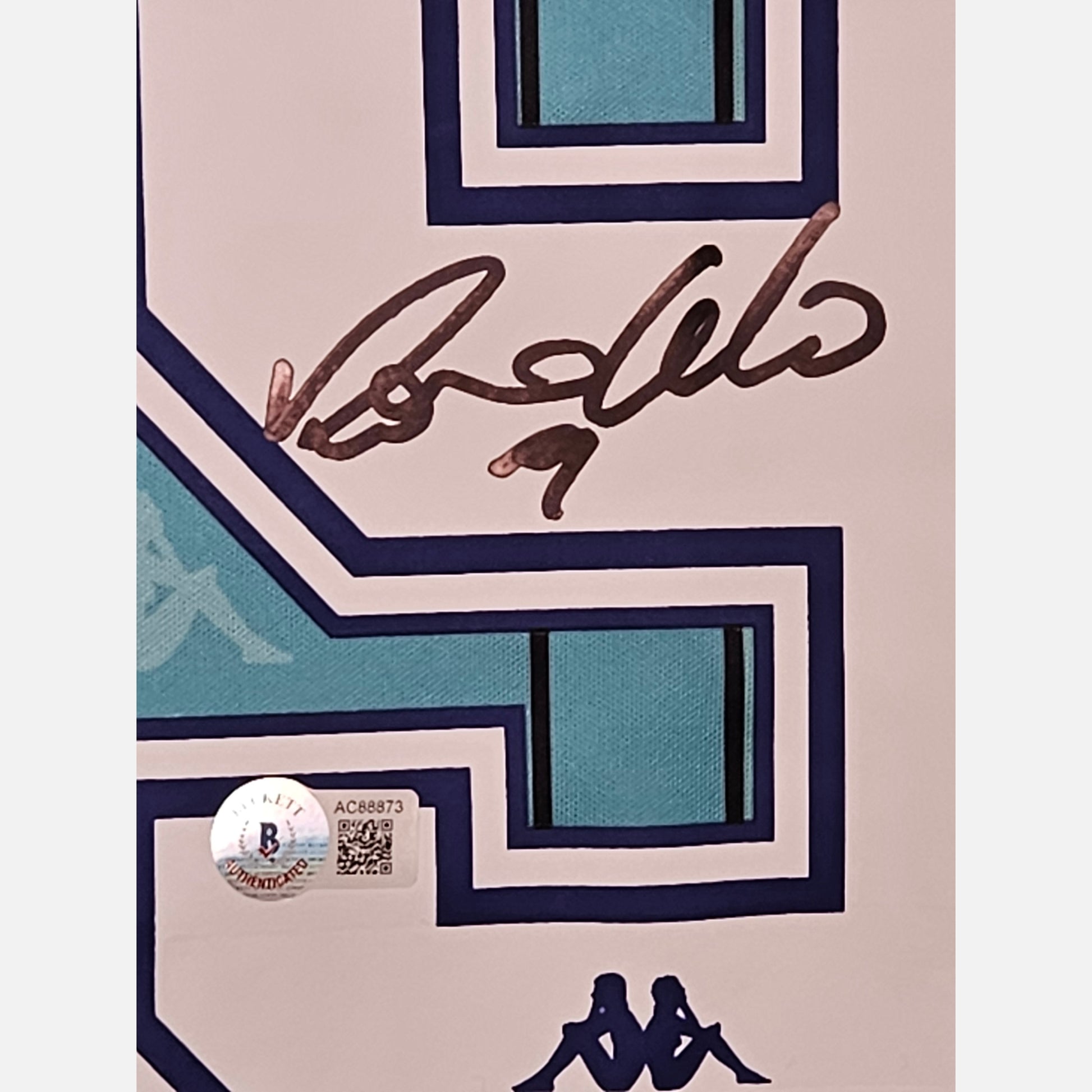 RONALDO NAZARIO signed soccer jersey BECKETT certificate FC Barcelona Jersey