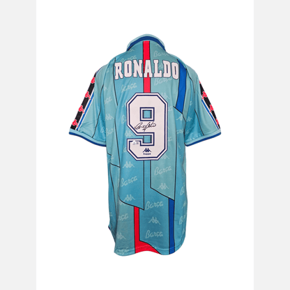 RONALDO NAZARIO signed soccer jersey BECKETT certificate FC Barcelona Jersey