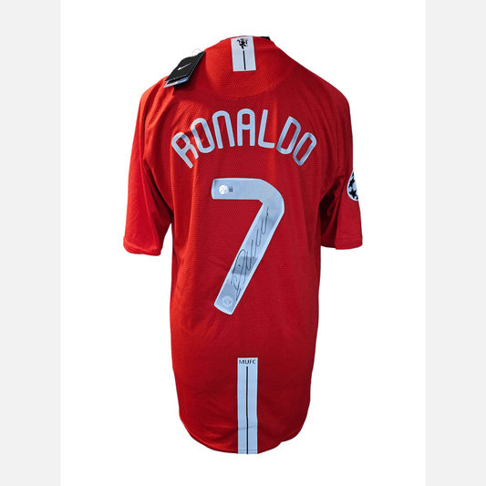 RONALDO signed soccer jersey BECKETT certificate Manchester United Jersey