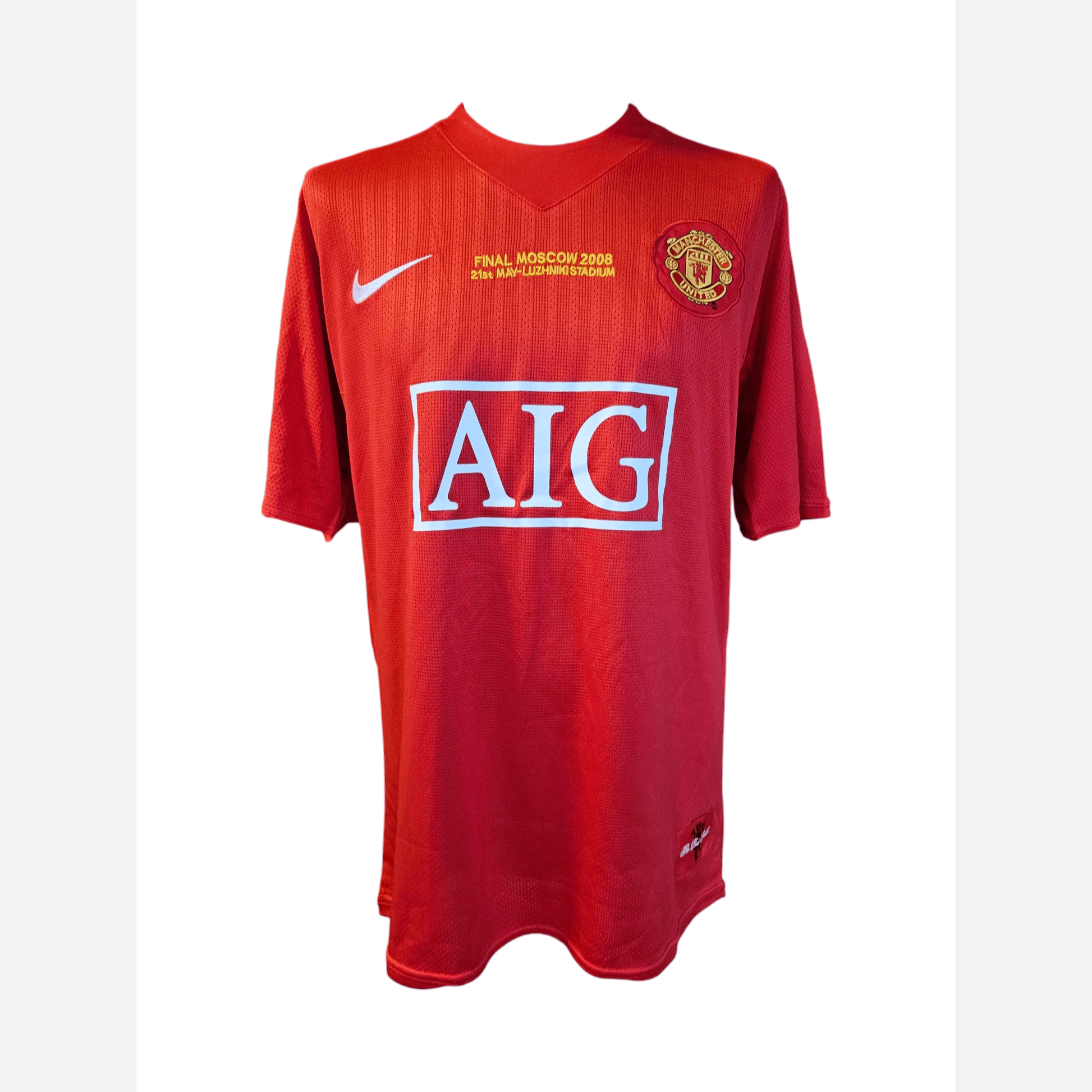 RONALDO signed soccer jersey BECKETT certificate Manchester United Jersey