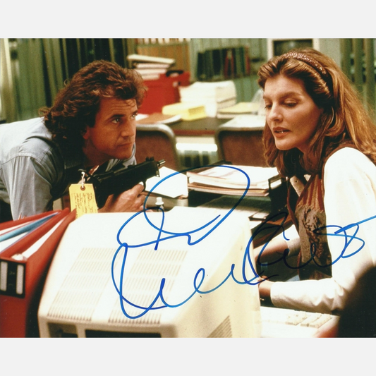 RENE RUSSO autographs ACOA signed 8x10 photography Leathal Weapon