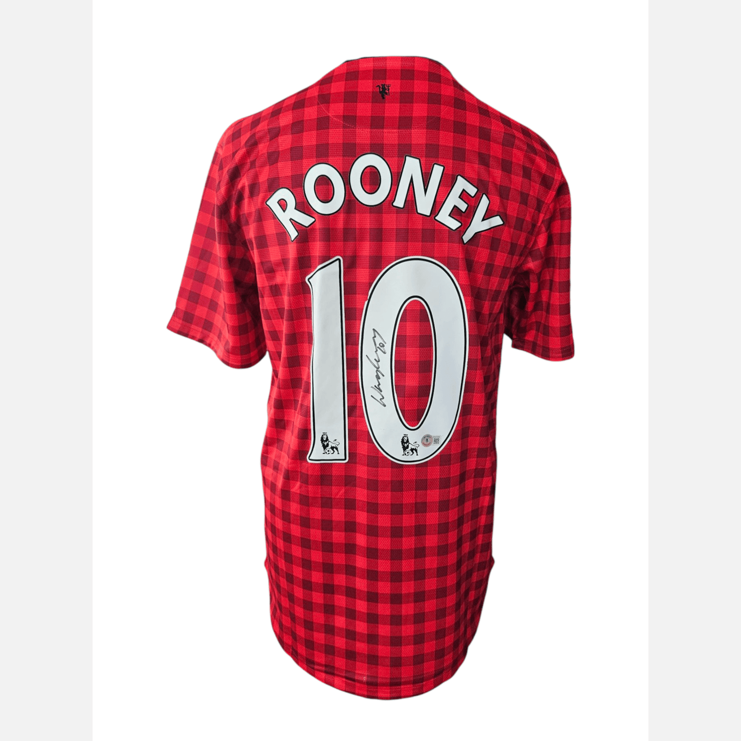 WAYNE ROONEY signed soccer jersey BECKETT certificate Manchester United