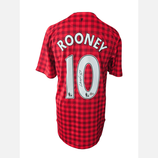 WAYNE ROONEY signed soccer jersey BECKETT certificate Manchester United