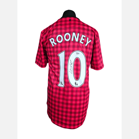 WAYNE ROONEY signed soccer jersey BECKETT certificate Manchester United