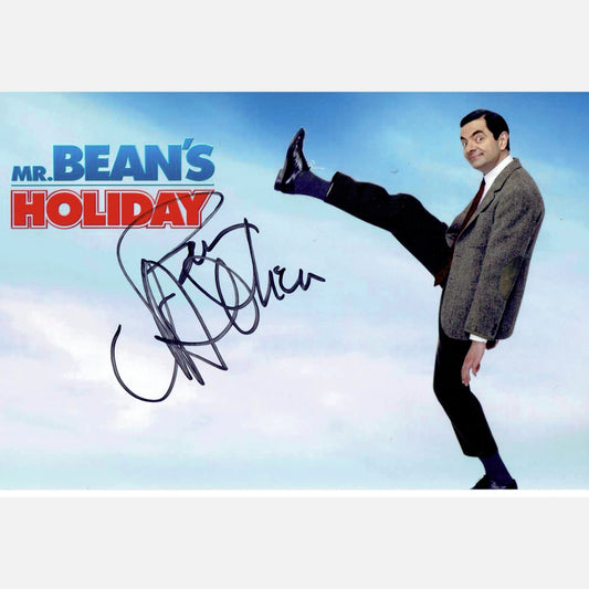 ROWAN ATKINSON autograph ACOA signed 6x9 photography MR. BEAN