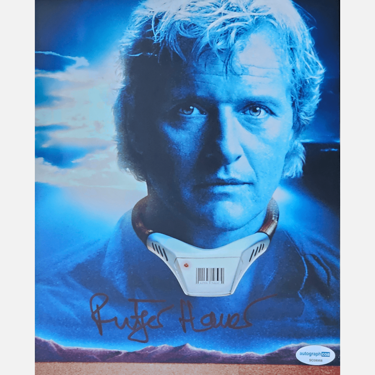 RUTGER HAUER autograph ACOA signed 8x10 photography