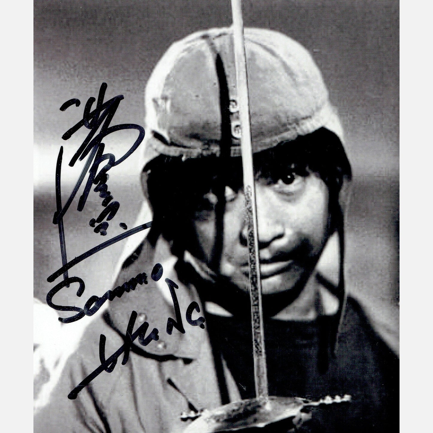 SAMMO HUNG autograph ACOA signed 4x5 photography