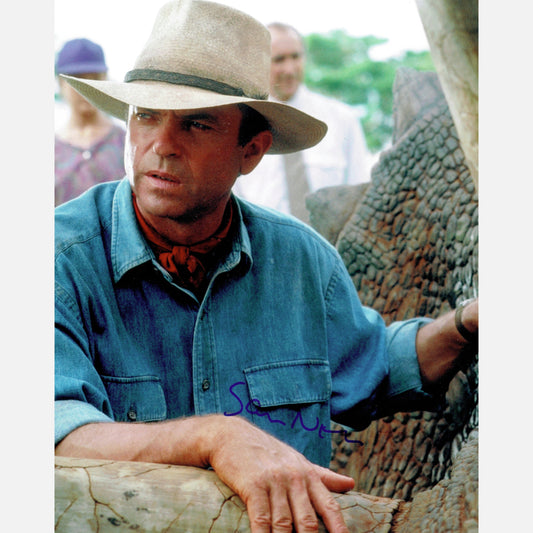 SAM NEIL autograph ACOA signed 8x10 photography JURASSIC PARK