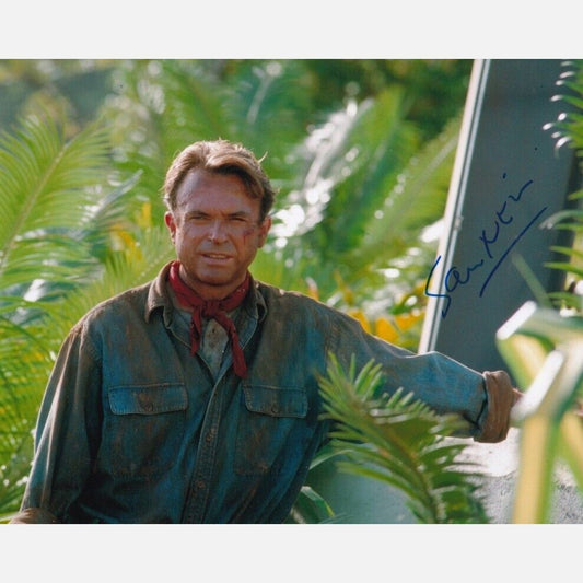 SAM NEILL autograph ACOA signed 8x10 photography Jurassic Park