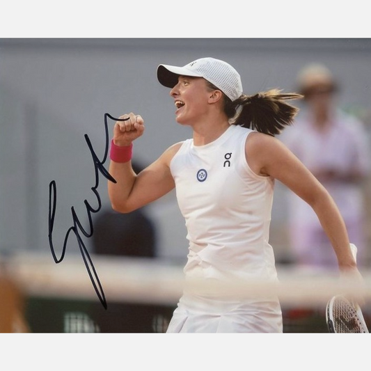 IGA SWIATEK autograph ACOA signed 8x10 photography TENNIS