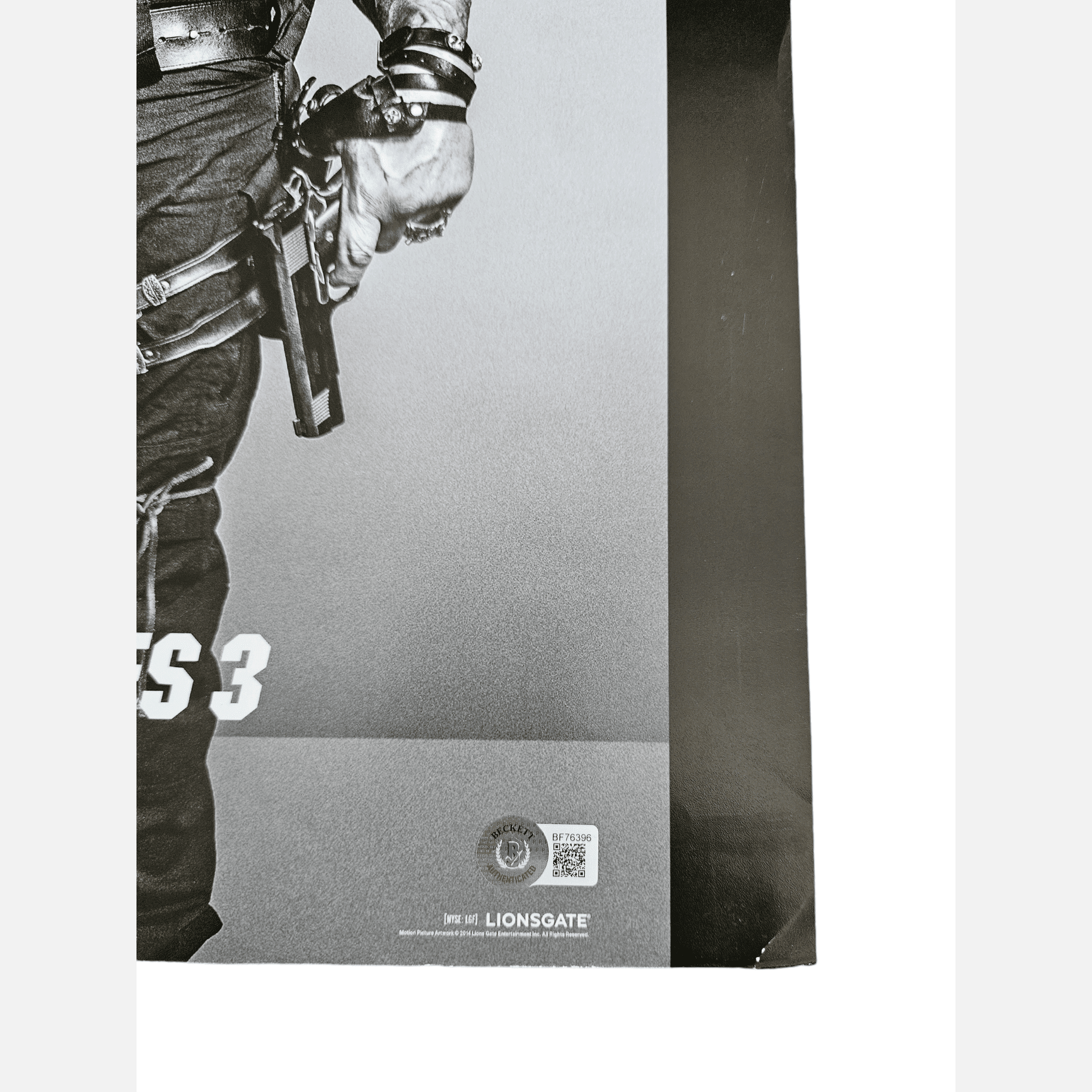 SYLVESTER STALLONE autograph BECKETT signed 16x20 photography EXPENDABLES 3 