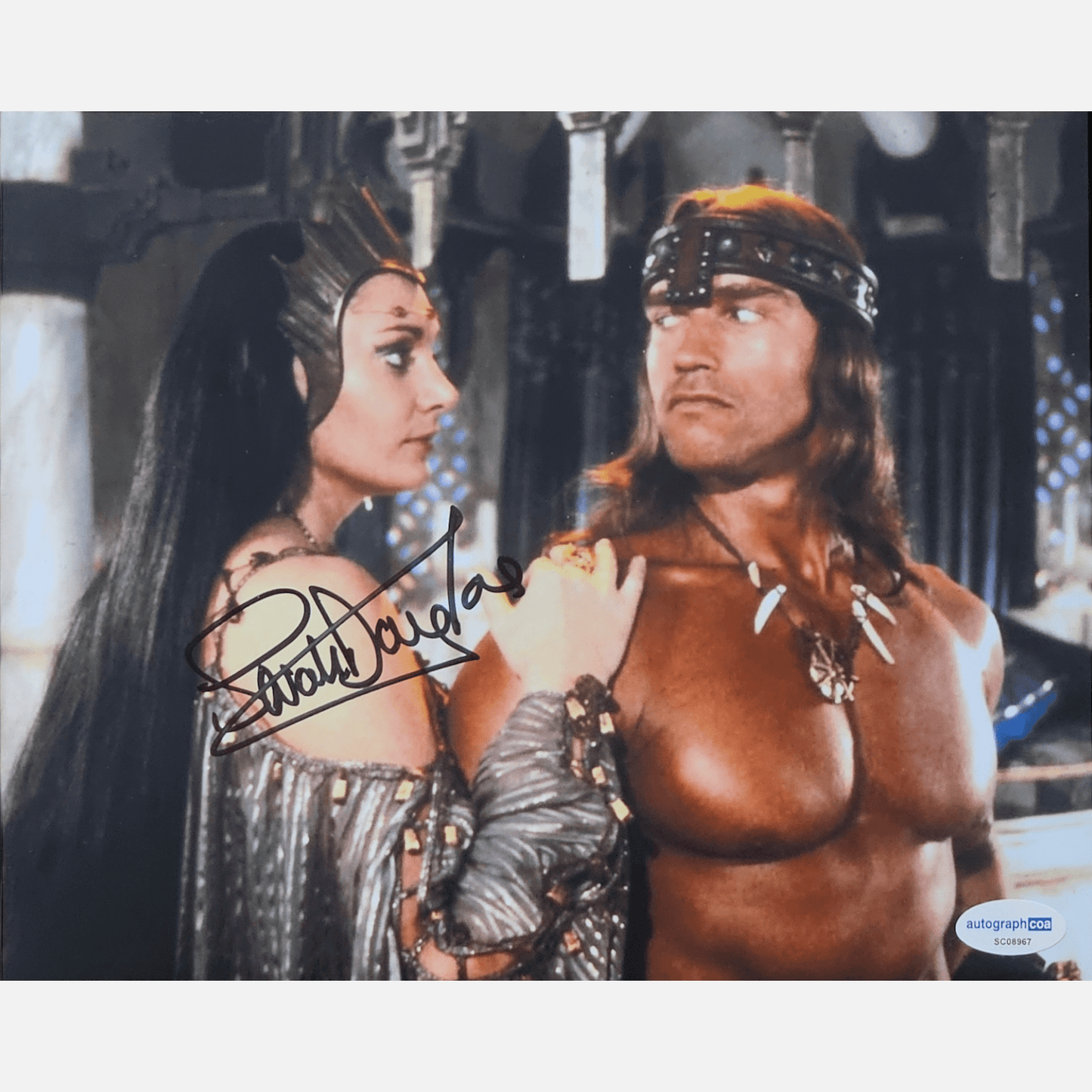 SARAH DOUGLAS autograph ACOA signed 8x10 photography CONAN