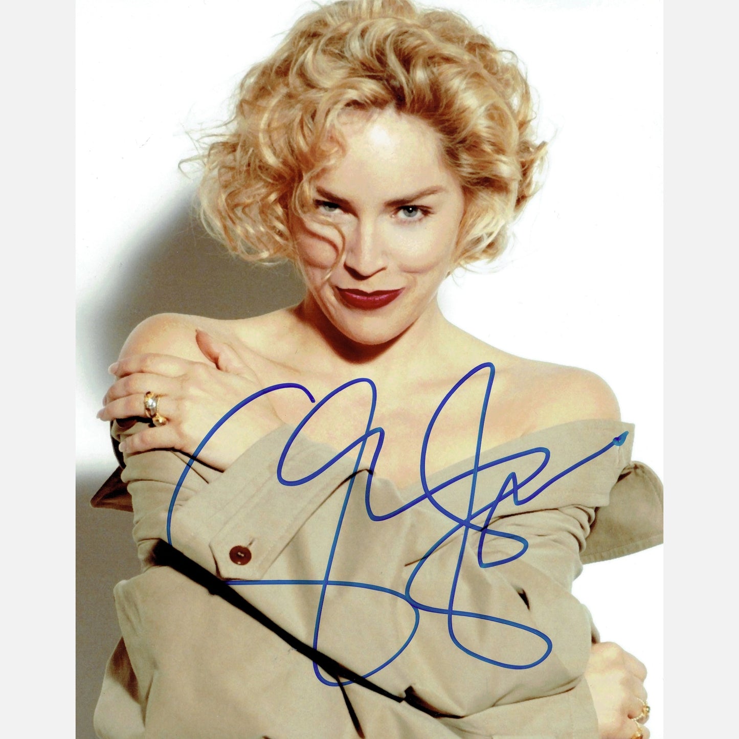 SHARON STONE autograph ACOA signed 8x10 photography