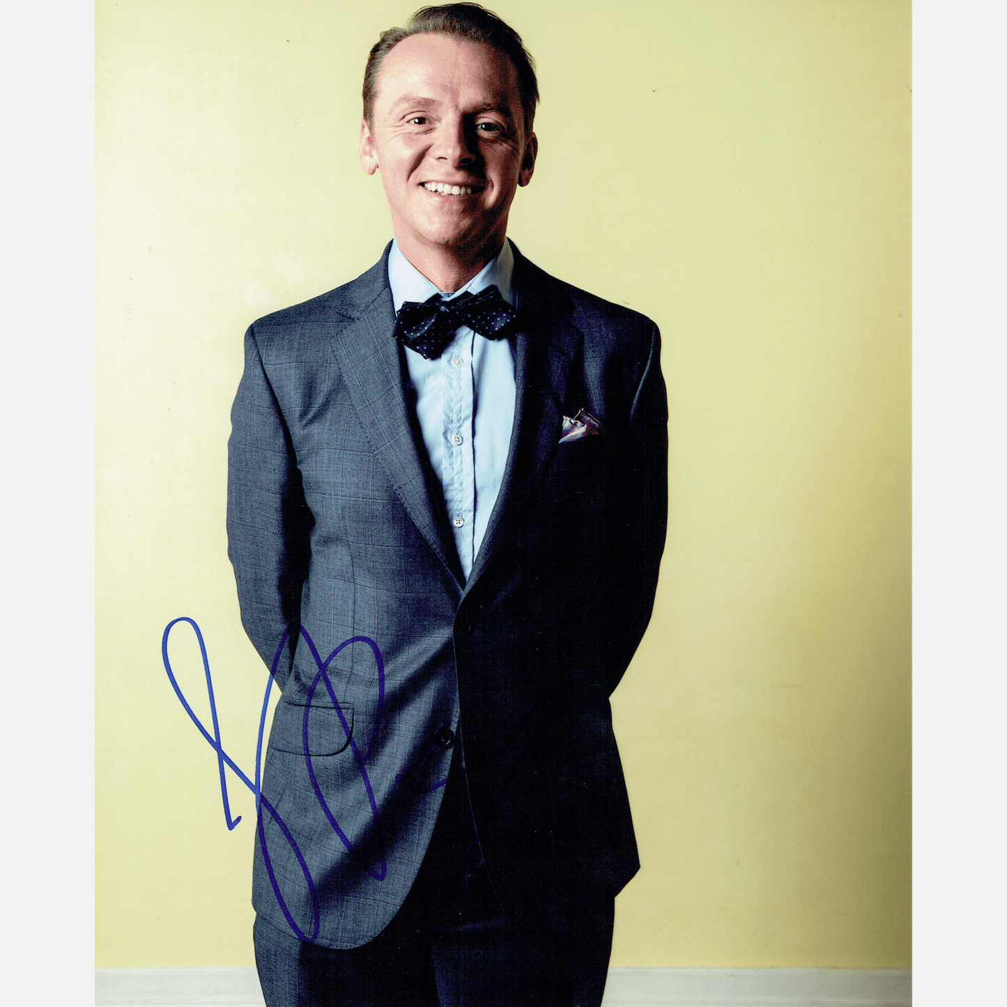 SIMON PEGG autograph ACOA signed 8x10 photography