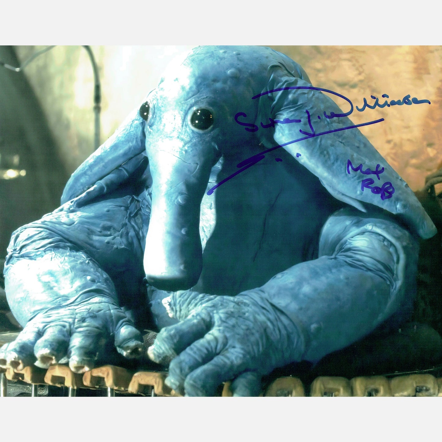 SIMON J WILLIAMSON autograph ACOA signed 8x10 photography STAR WARS