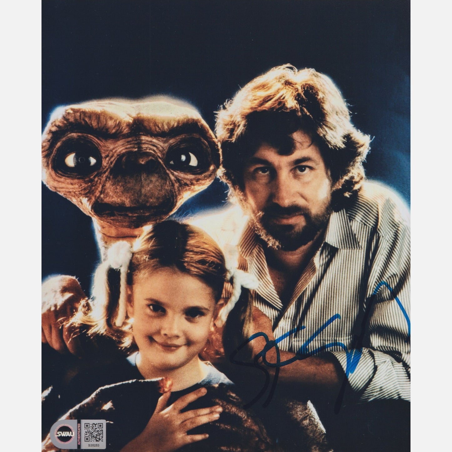 STEVEN SPIELBERG autograph SWAU signed 8x10 photography ET