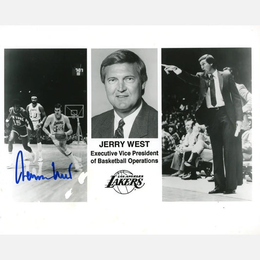 JERRY WEST autograph ACOA signed 8x10 photography NBA