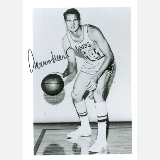 JERRY WEST autograph ACOA signed 3,5x5 photography NBA