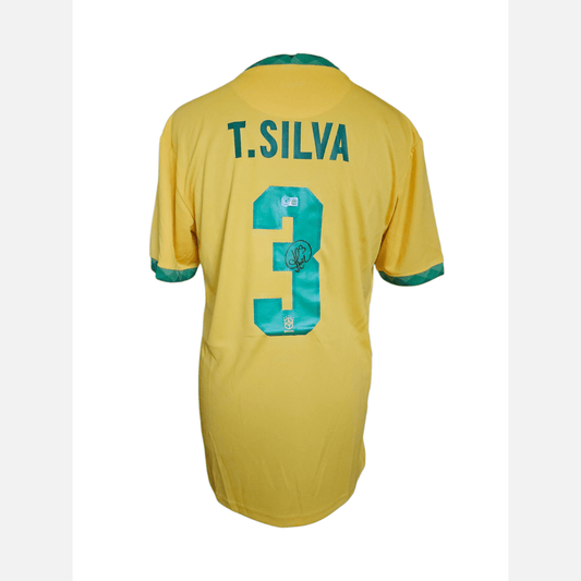 THIAGO SILVA signed soccer jersey Beckett certificate Brazil