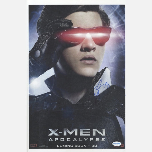 TYE SHERIDAN autograph ACOA signed 11x17 poster X-MEN