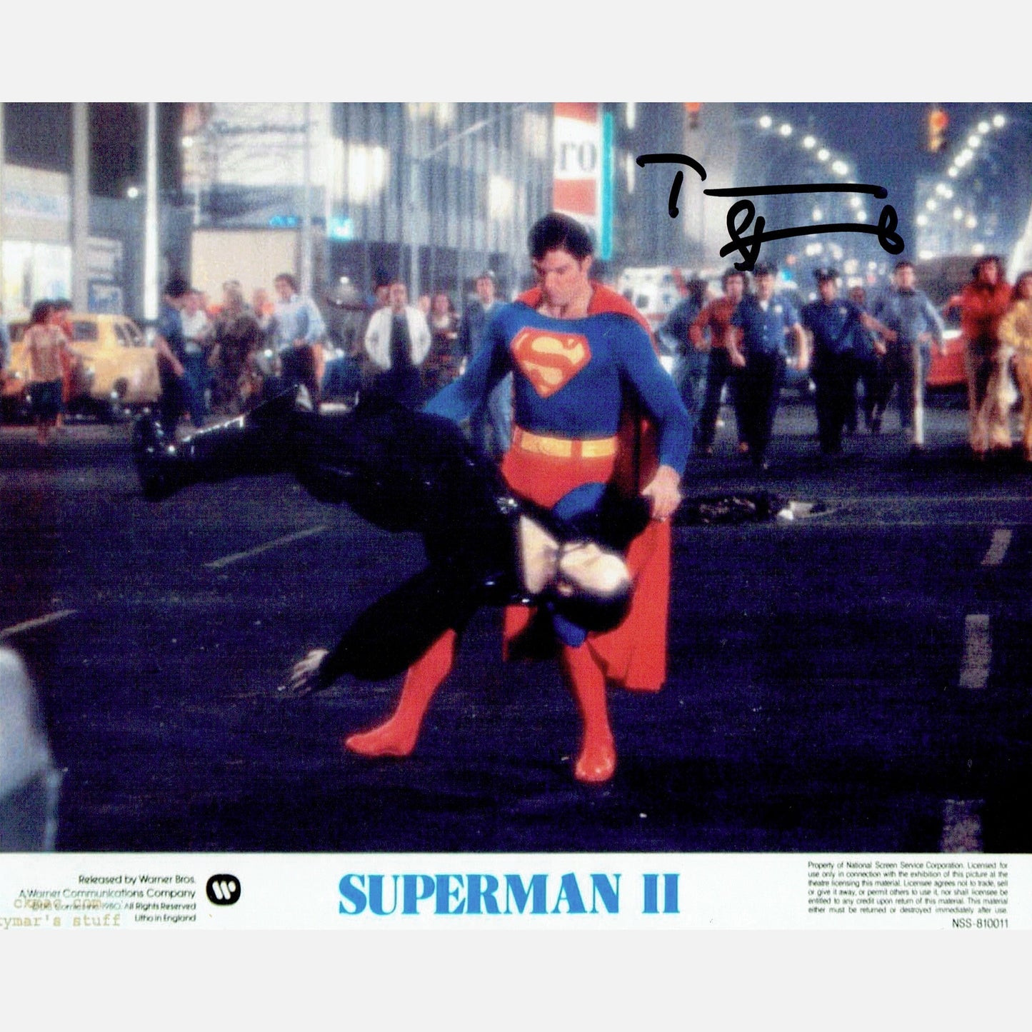 TERENCE STAMP autograph ACOA signed 8x10 photography SUPERMAN