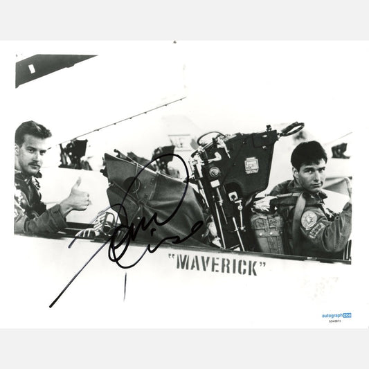 TOM CRUISE autograph ACOA signed 8x10 photography TOP GUN