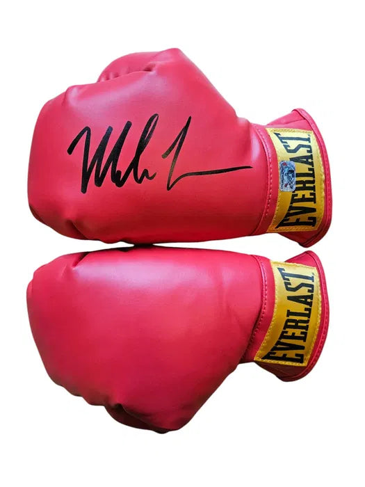 MIKE TYSON Autogramm Fiterman Zertifikat signiert Boxhandschuhe