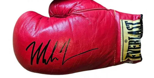MIKE TYSON Autogramm Fiterman Zertifikat signiert Boxhandschuh